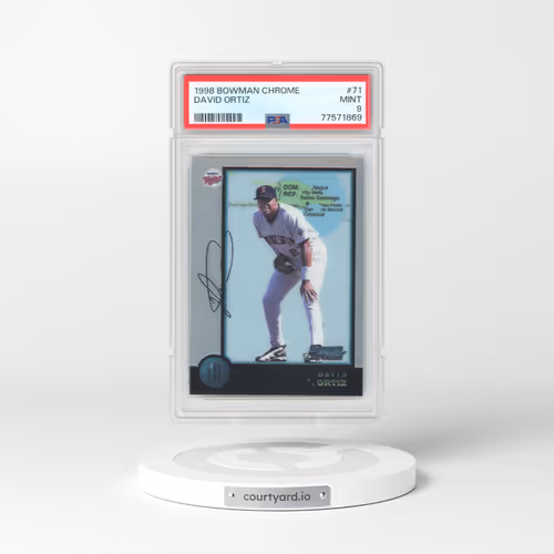 1998 Bowman Chrome #71 David Ortiz (PSA 9 MINT)