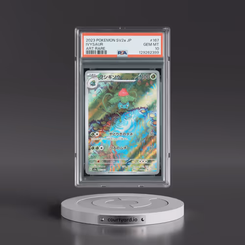 2023 Pokémon Sv2a-Pokémon 151 #167 Ivysaur - Art Rare (PSA 10 GEM MINT)