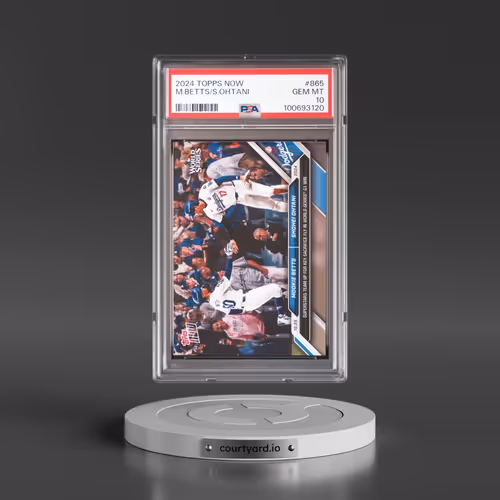 2024 Topps Now #865 Mookie Betts/Shohei Ohtani (PSA 10 GEM MINT)