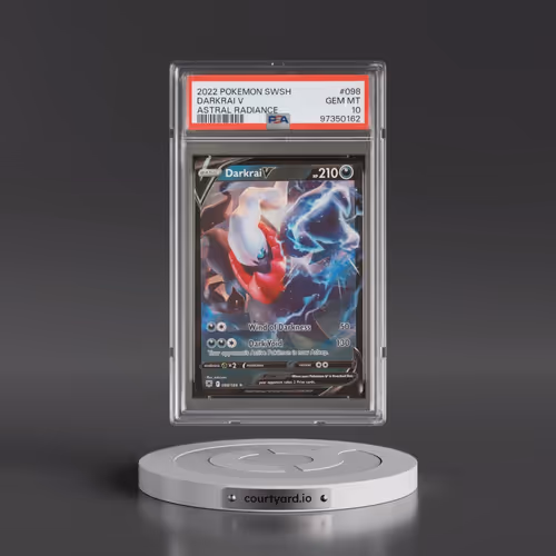 2022 Pokémon Sword & Shield Astral Radiance #098 Darkrai V - Holo (PSA 10 GEM MINT)