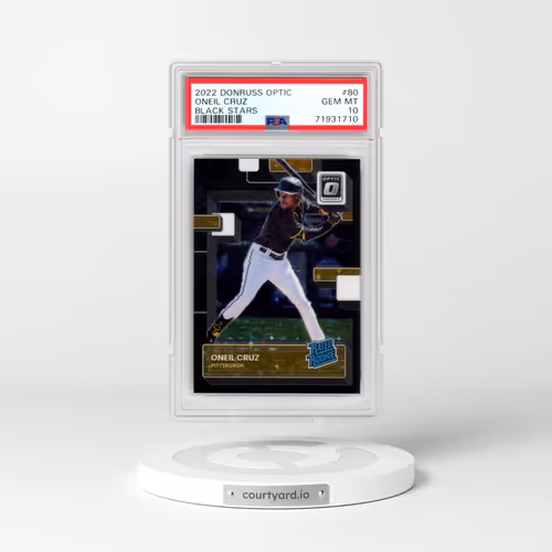 2022 Panini Donruss Optic #80 Oneil Cruz - Black Stars (PSA 10 GEM MINT)