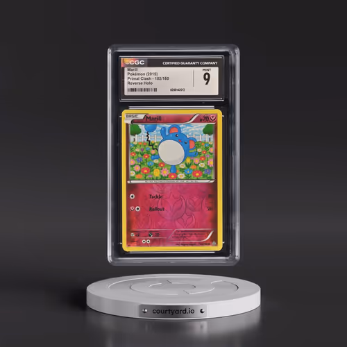 2015 Primal Clash #102/160 Marill - Reverse Holo (CGC 9 MINT)