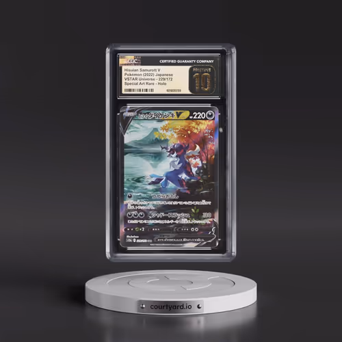 2022 VSTAR Universe #229/172 Hisuian Samurott V - Special Art Rare Holo (CGC 10 PRISTINE)