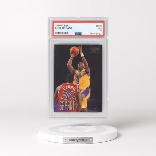1996 Fleer #203 Kobe Bryant (PSA 7 NM)