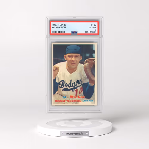 1957 Topps #147 Al Walker (PSA 6 EX-MT)