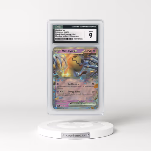 2023 Black Star Promos - Scarlet & Violet SVP EN #004 Mimikyu ex - Mimikyu ex Box / Showcase (CGC 9 MINT)