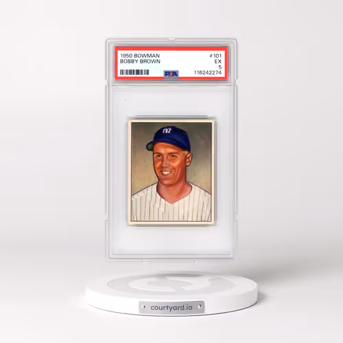 1950 Bowman #101 Bobby Brown (PSA 5 EX)