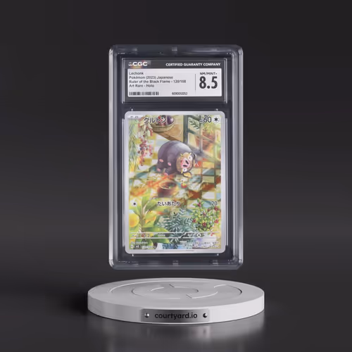 2023 Pokémon SV3-Ruler of the Black Flame #120 Lechonk - Art Rare (CGC 8.5 NM-MT+)