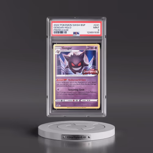 2022 Pokémon Swsh Black Star Promo #241 Gengar - Holo Prerelease (PSA 9 MINT)