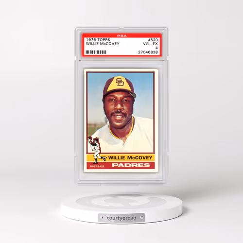 1976 Topps #520 Willie McCovey (PSA 4 VG-EX)