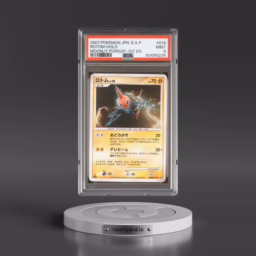 2007 Pokémon Diamond & Pearl Moonlit Pursuit #518 Rotom - 1st Edition Holo (PSA 9 MINT)