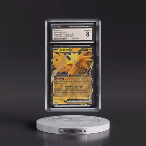 2023 Black Star Promos - Scarlet & Violet SVP EN #049 Zapdos ex - 151 ex Box-Zapdos ex Holo (CGC 8 N
