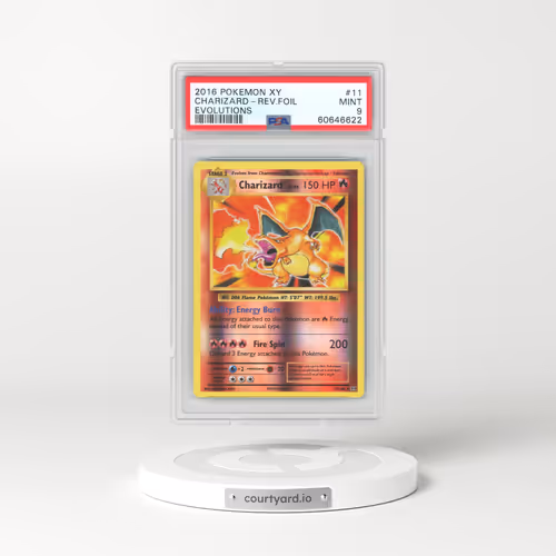 2016 Pokémon XY Evolutions #11 Charizard - Reverse Foil (PSA 9 MINT)