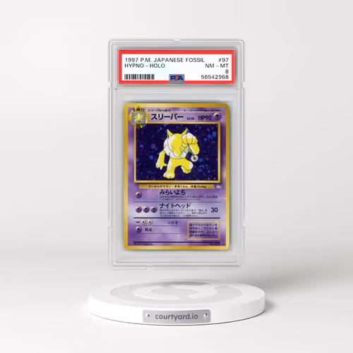 1997 Pokémon Fossil #97 Hypno - Holo (PSA 8 NM-MT)