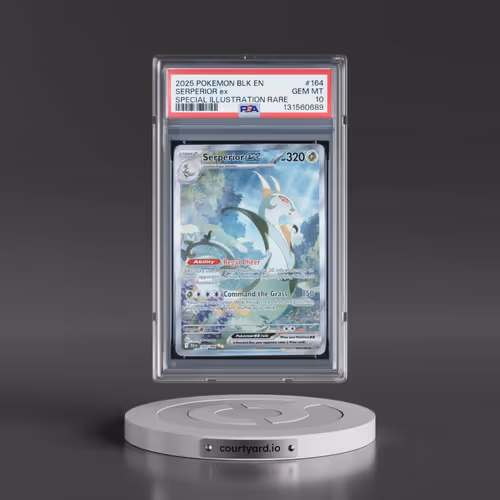 2025 Pokémon Blk EN-Black Bolt #164 Serperior EX - Holo Special Illustration Rare (PSA 10 GEM MINT)