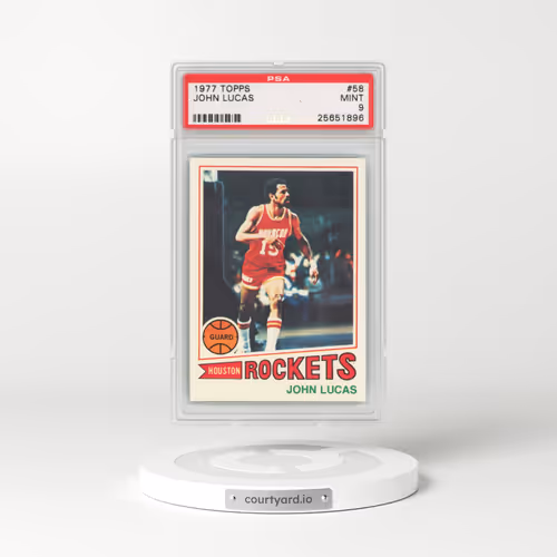 1977 Topps #58 John Lucas (PSA 9 MINT)
