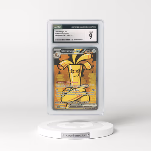 2023 Paradox Rift #252 Gholdengo EX - Full Art Holo (CGC 9 MINT)