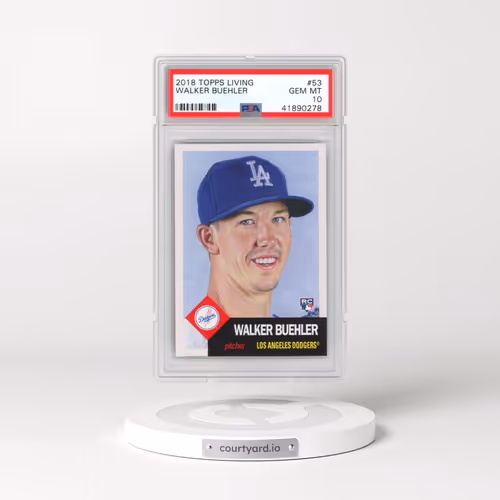 2018 Topps Living #53 Walker Buehler (PSA 10 GEM MINT)