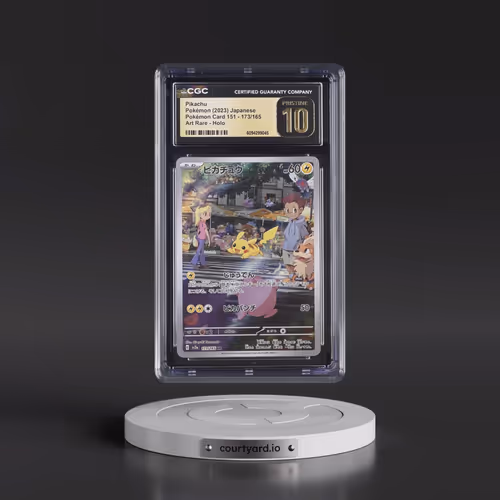 2023 Pokémon Card 151 #173/165 Pikachu - Art Rare Holo (CGC 10 PRISTINE)