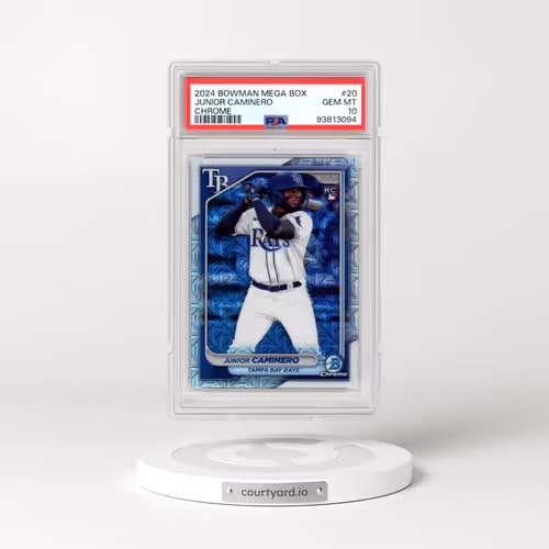 2024 Bowman Mega Box Chrome #20 Junior Caminero (PSA 10 GEM MINT)
