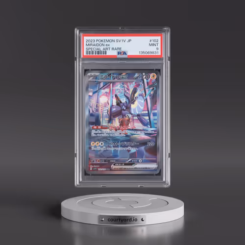 2023 Pokémon Sv1v-Violet EX #102 Miraidon EX - Holo Special Art Rare (PSA 9 MINT)