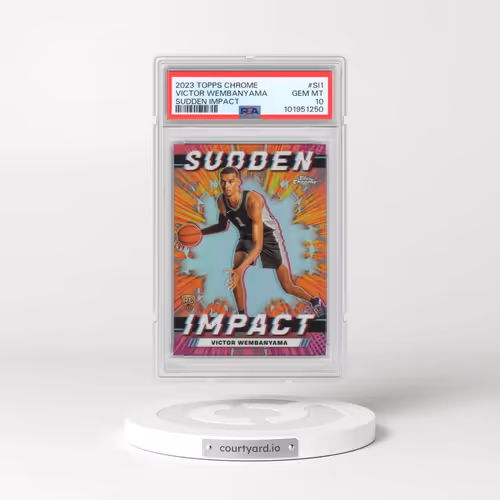 2023 Topps Chrome Sudden Impact #SI1 Victor Wembanyama (PSA 10 GEM MINT)