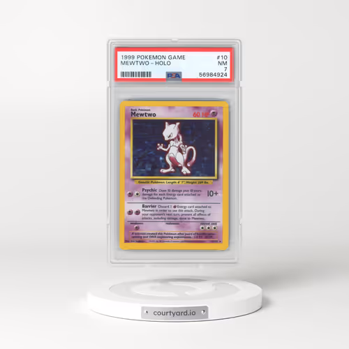 1999 Pokémon Game #10 Mewtwo - Holo (PSA 7 NM)