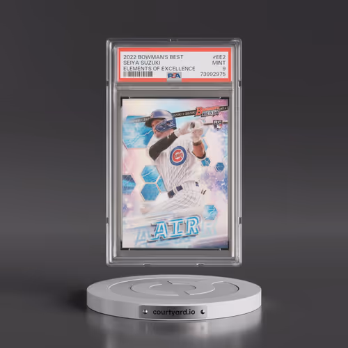 2022 Bowman's Best Elements of Excellence #EE2 Seiya Suzuki (PSA 9 MINT)
