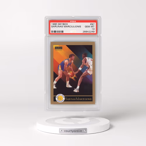 1990 Skybox #97 Sarunas Marciulionis (PSA 10 GEM MINT)