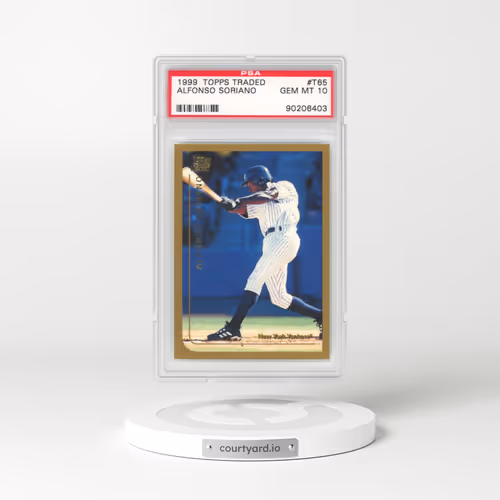 1999 Topps Traded #T65 Alfonso Soriano (PSA 10 GEM MINT)