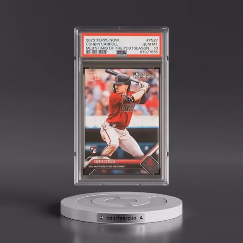 2023 Topps Now MLB Stars of the Postseason #PS27 Corbin Carroll (PSA 10 GEM MINT)