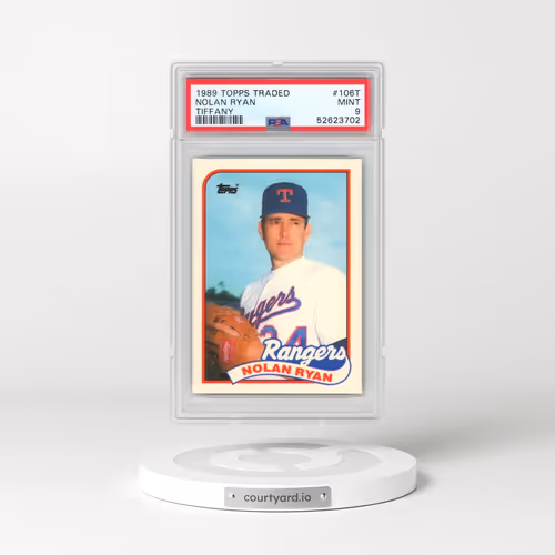 1989 Topps Traded Tiffany #106T Nolan Ryan (PSA 9 MINT)