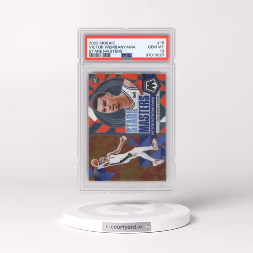 2023 Panini Mosaic Stare Masters #16 Victor Wembanyama (PSA 10 GEM MINT)