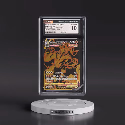 2022 Brilliant Stars #TG29/TG30 Single Strike Urshifu VMAX - Trainer Gallery Holo (CGC 10 GEM MINT)