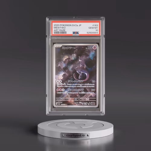 2023 Pokémon Sv2a-Pokemon 151 #183 Mewtwo - Art Rare (PSA 10 GEM MINT)