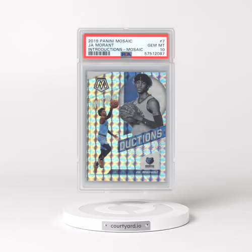 2019 Panini Mosaic Introductions #7 Ja Morant - Mosaic (PSA 10 GEM MINT)