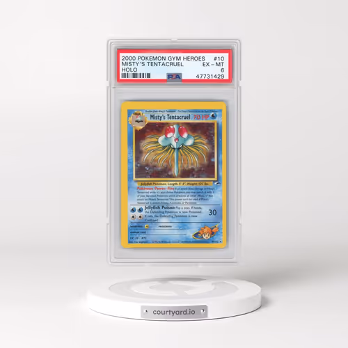 2000 Pokémon Gym Heroes #10 Misty's Tentacruel - Holo (PSA 6 EX-MT)