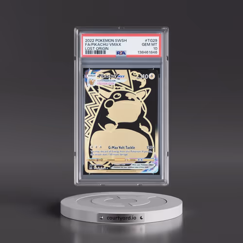 2022 Pokémon Sword & Shield Lost Origin #TG29 Pikachu Vmax - Full Art (PSA 10 GEM MINT)
