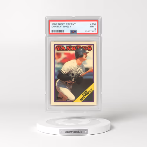 1988 Topps Tiffany #300 Don Mattingly (PSA 9 MINT)