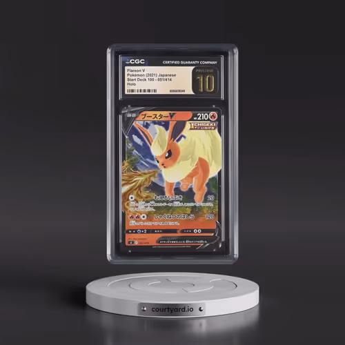 2021 Start Deck 100 #051/414 Flareon V - Holo (CGC 10 PRISTINE)
