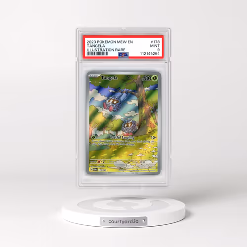 2023 Pokémon Mew EN-151 #178 Tangela - Illustration Rare (PSA 9 MINT)