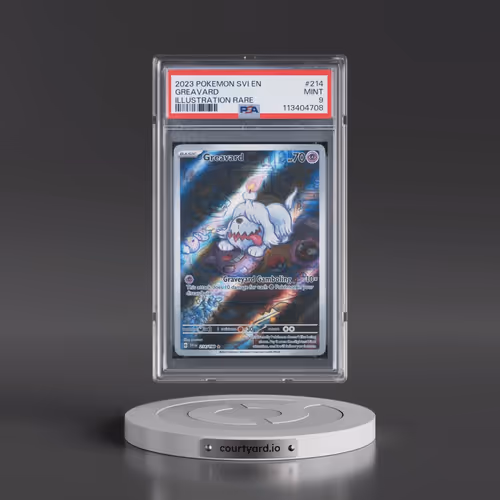 2023 Pokémon Svi EN-Scarlet & Violet #214 Greavard - Illustration Rare (PSA 9 MINT)