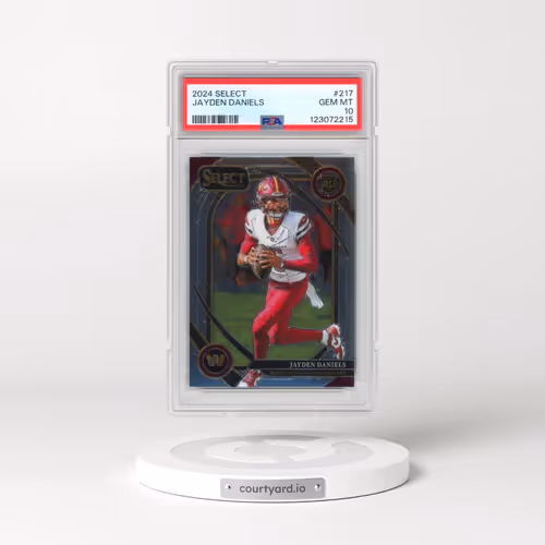 2024 Panini Select #217 Jayden Daniels (PSA 10 GEM MINT)