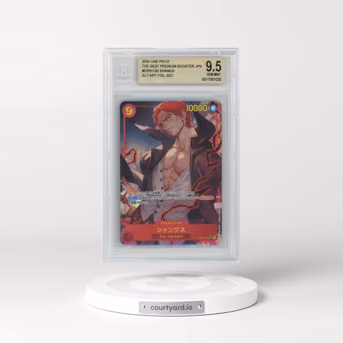 2024 Premium Booster: The Best (PRB-01) - Japanese #120 Shanks - Alternate Art (BGS 9.5 GEM MINT)