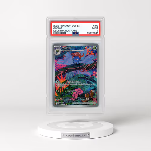 2023 Pokémon Obf EN-Obsidian Flames #198 Gloom - Illustration Rare (PSA 9 MINT)