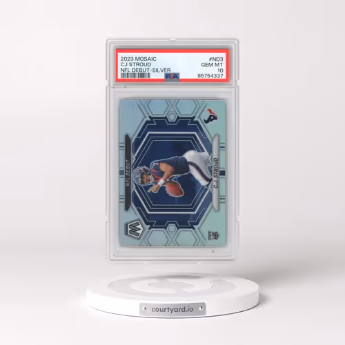 2023 Panini Mosaic NFL Debut #ND3 CJ Stroud - Silver (PSA 10 GEM MINT)