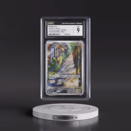 2023 Paldea Evolved - PAL EN #219/193 Sudowoodo - Illustration Rare Holo (CGC 9 MINT)