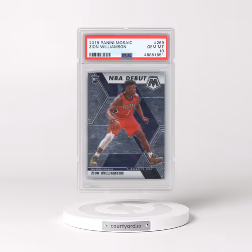 2019 Panini Mosaic #269 Zion Williamson (PSA 10 GEM MINT)
