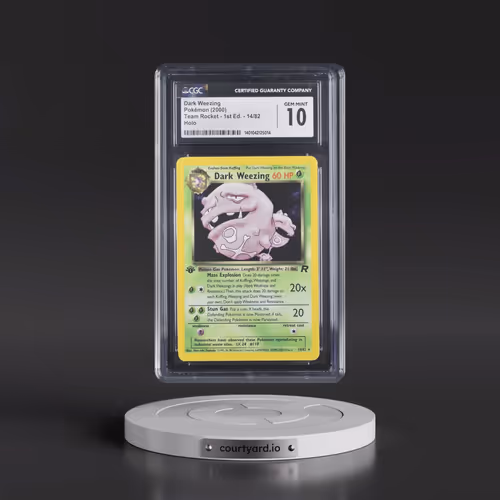 2000 Team Rocket #14/82 Dark Weezing - 1st Edition Holo (CGC 10 GEM MINT)