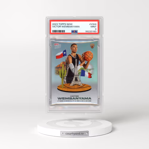 2023 Topps Now #VW4 Victor Wembanyama (PSA 9 MINT)